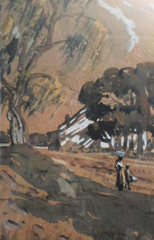 Sydney Carter - Farmscene - A beautiful painting! Invest now!!